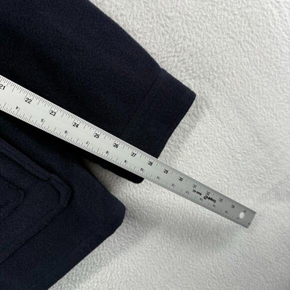 J Crew Jacket Men's XS Blue Navy Cruiser Mackinaw Double Faced Wool Buttons NEW - Picture 7 of 13